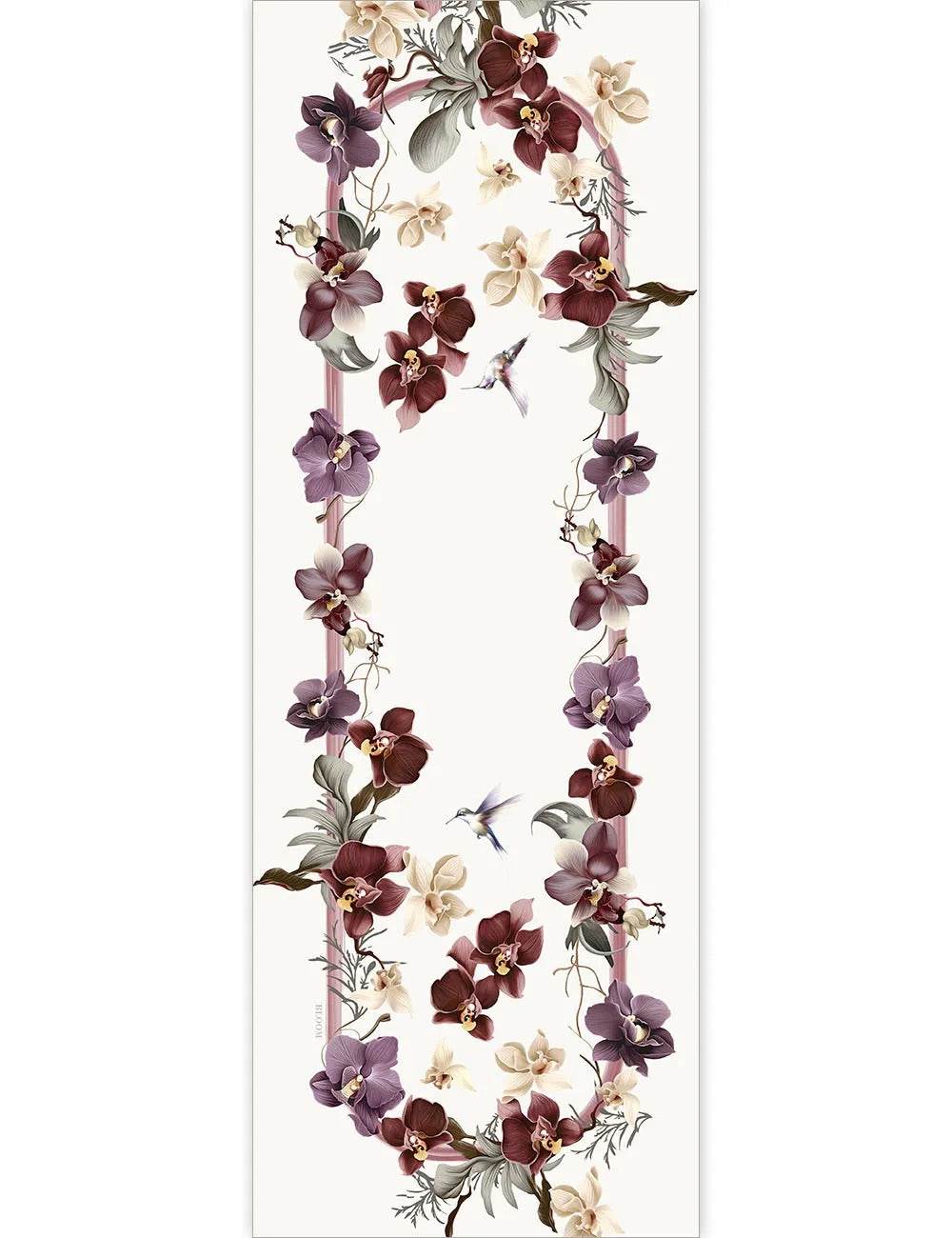 Runner Stampato Biancheria Jackie Runner Tessitura Randi - evabiancheria