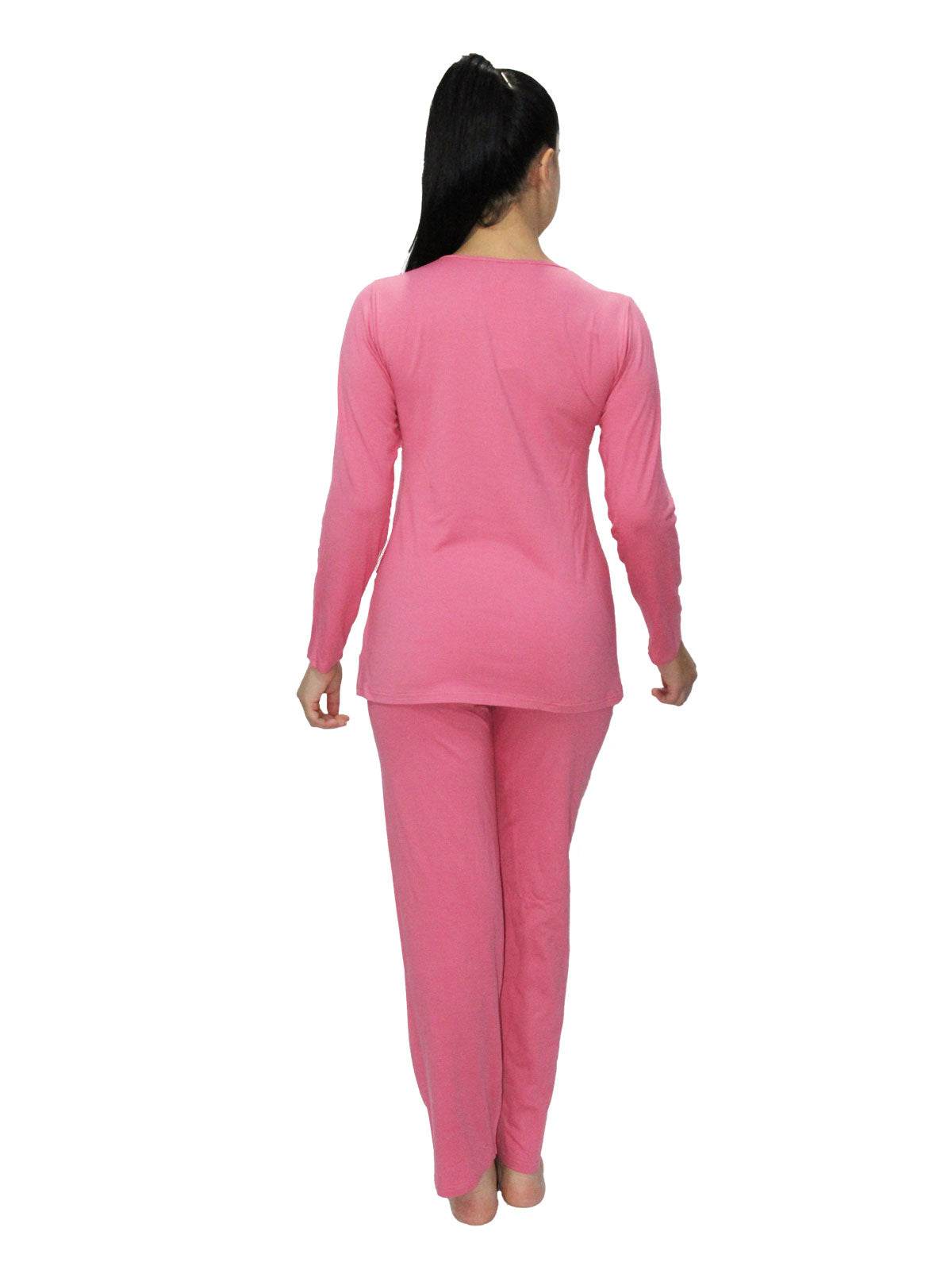 Pigiama Manica lunga Donna 6528 Clara Rossi Firenze - evabiancheria