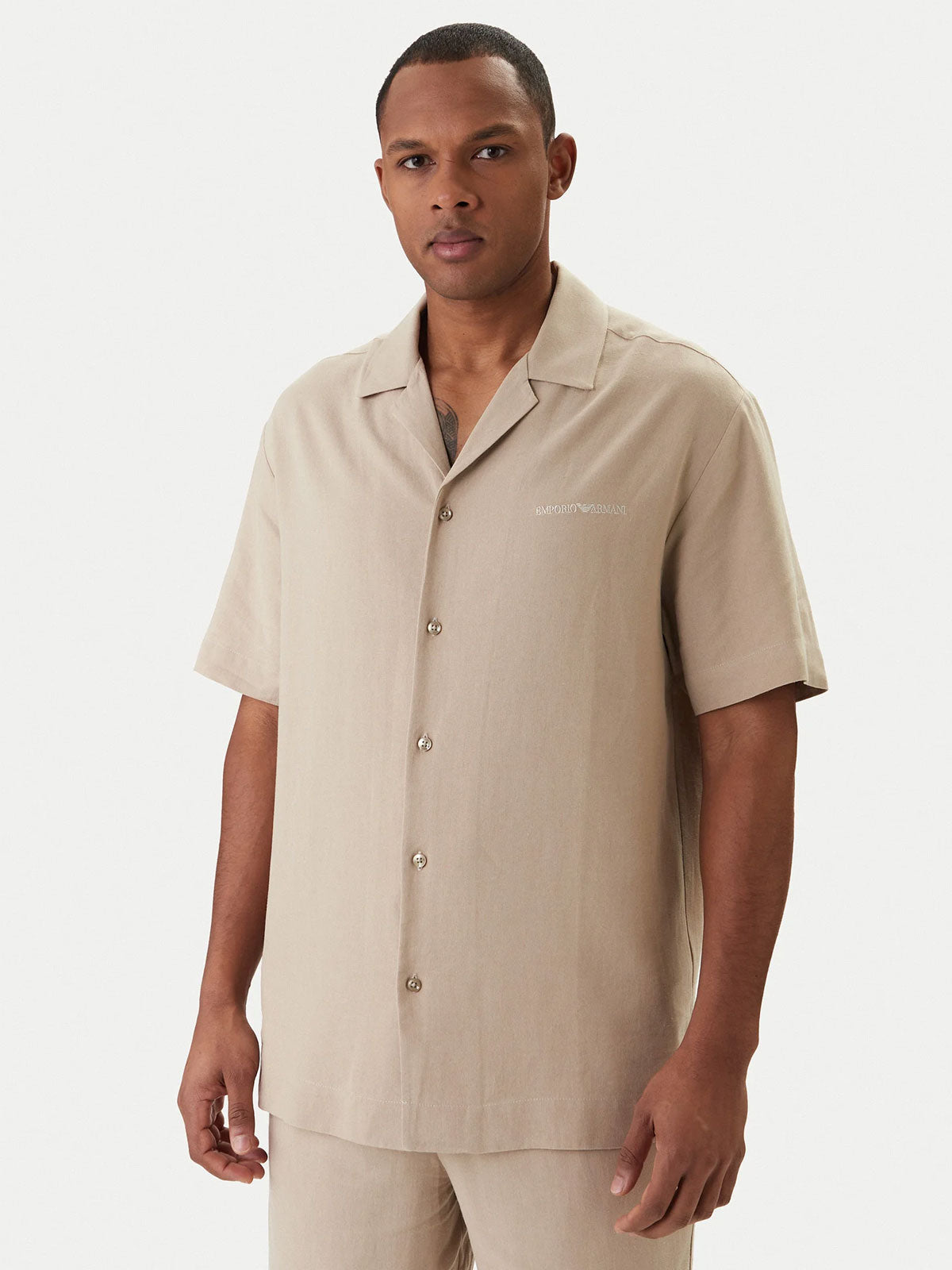 Camicia Manica corta Uomo AF20590 EM000593 Emporio Armani