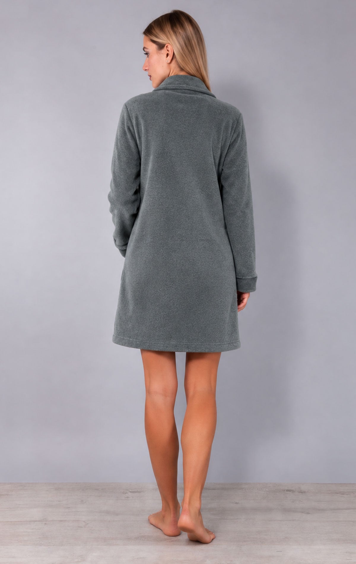 Vestaglia Abbottonata Donna FP71 Verdissima