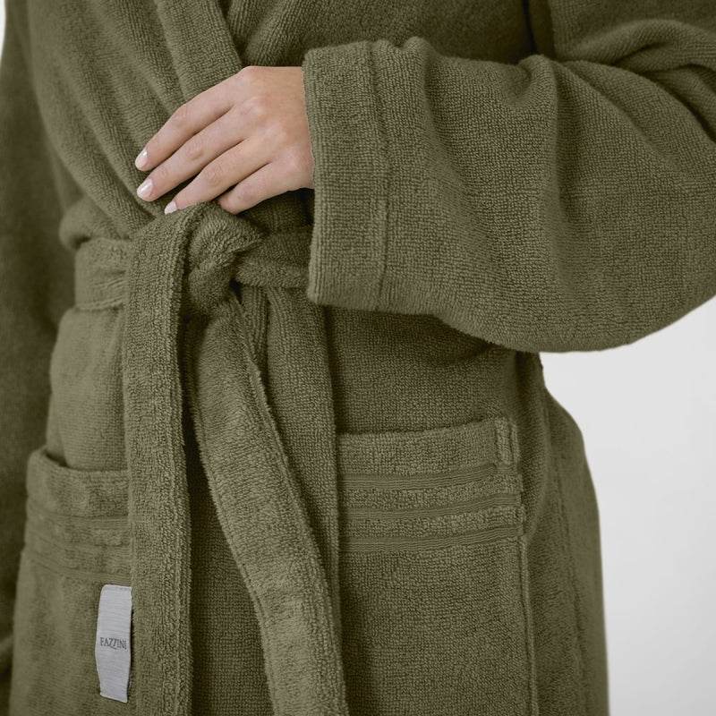 Accappatoio con cappuccio Biancheria Coccola Acc Fazzini - evabiancheria