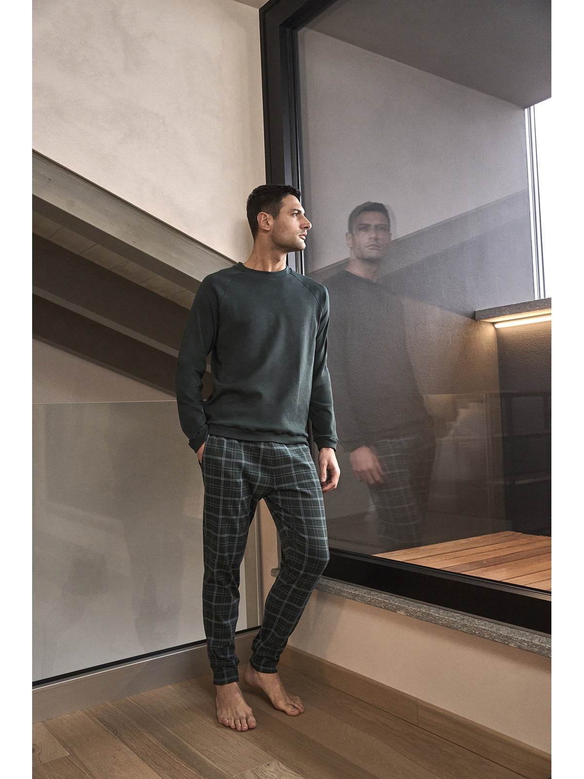 Pigiama Giro collo Uomo Gallipoli JAL194 Julipet - evabiancheria