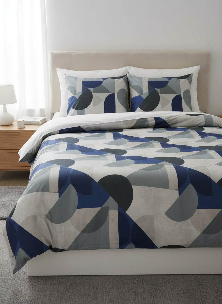 Lenzuola Stampato Biancheria Forme Cpl MIrabello - evabiancheria