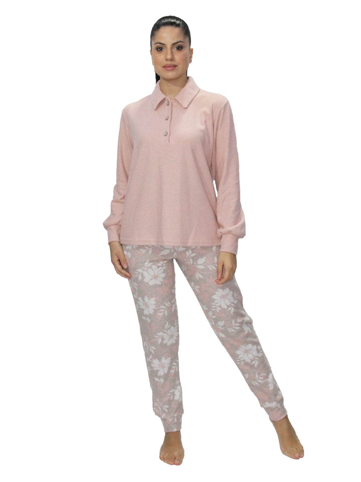 Pigiama Serafino Donna D2573 Amadine - evabiancheria