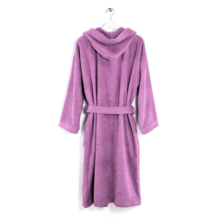 Bathrobe with hood Minorca Linen Acc Caleffi