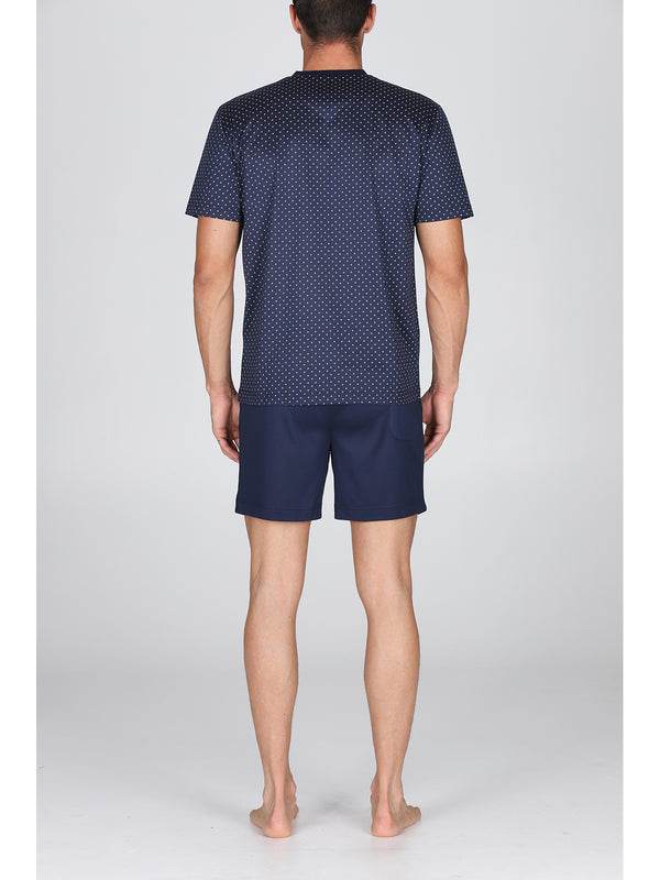 Pigiama corto Uomo Sappada Jac214 Cravatta Julipet - evabiancheria