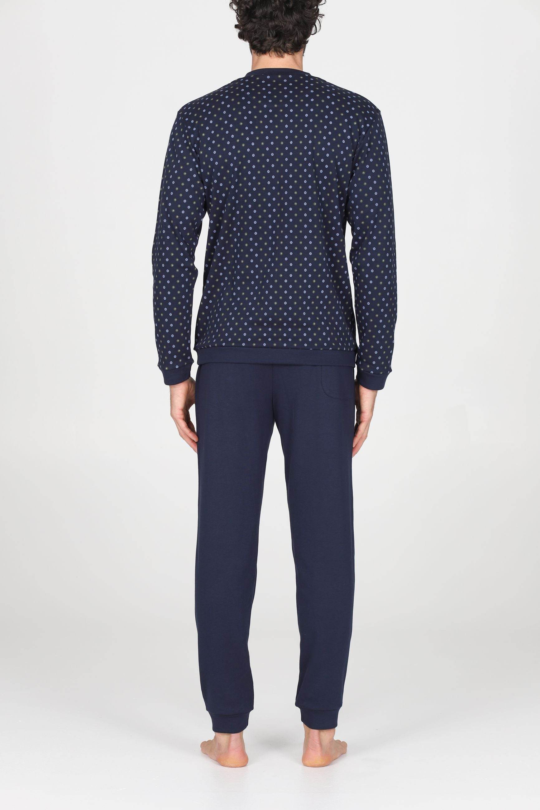 Pigiama Serafino Uomo Nettuno JAL393 Cravatta Julipet - evabiancheria