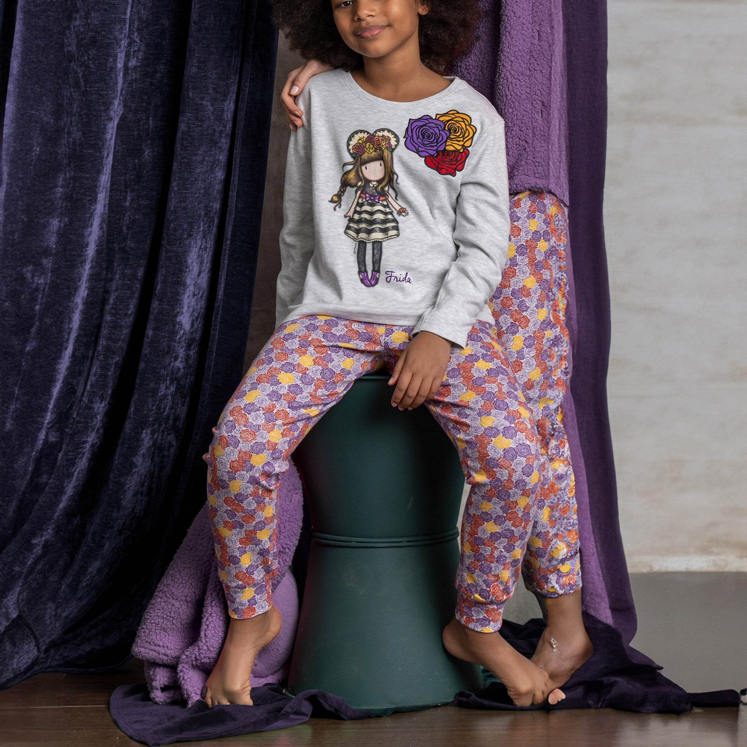 Pigiama Giro collo Bimba 62413 Santoro - evabiancheria