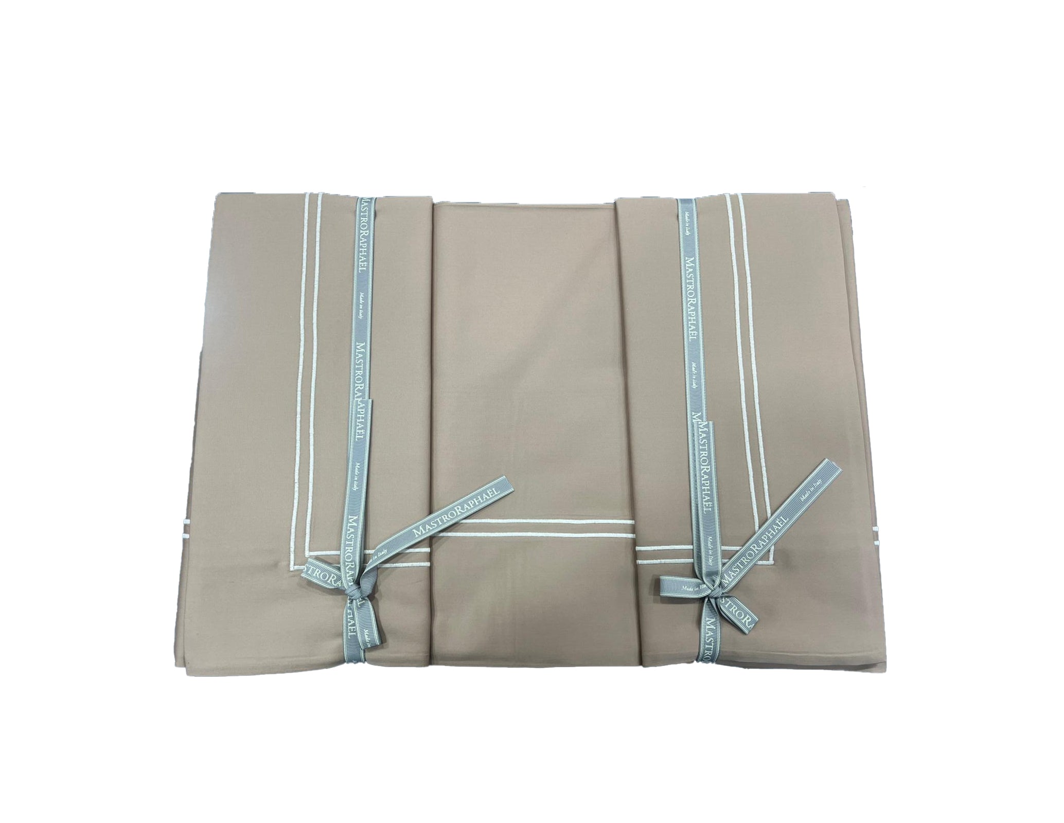 Lenzuola Tinta Unita Biancheria Api Satin cpl Mastro Raphael