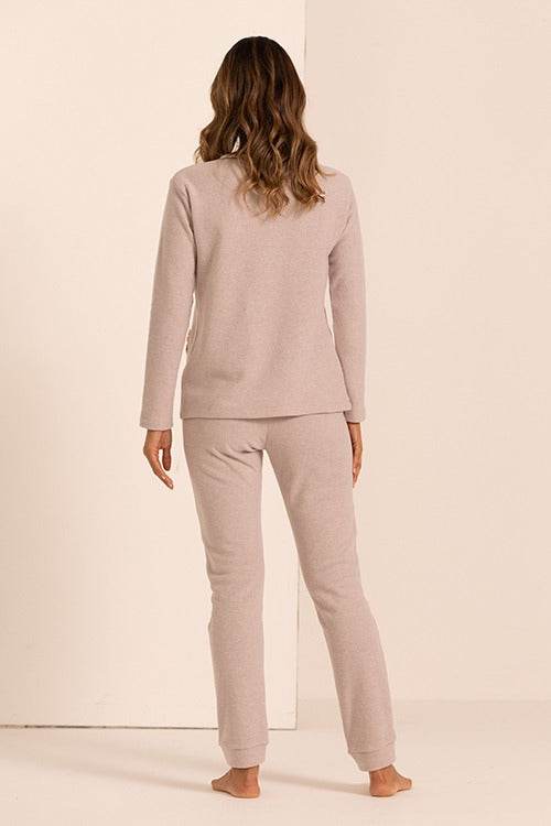 Pigiama Serafino Donna 6P84175 Maryplaid - evabiancheria