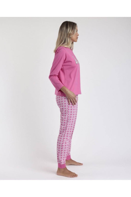 Pigiama Giro collo Donna 62953 Mattel - evabiancheria