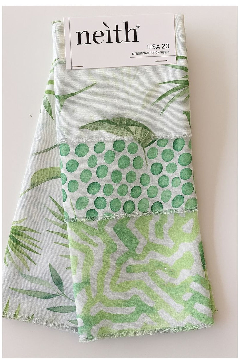 Strofinaccio Stampato Biancheria Lisa Strof set 3 Neith