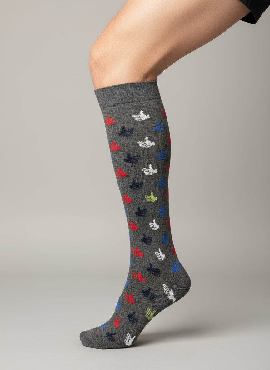 Calze lunghe Fantasia Uomo 600 LF Dandy Ironic Socks - evabiancheria