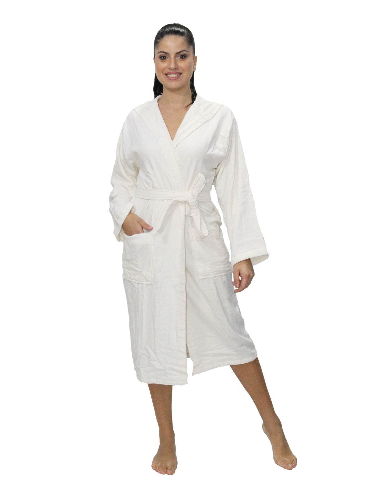 Accappatoio con cappuccio Biancheria Icon Acc Lovely Shabby - evabiancheria