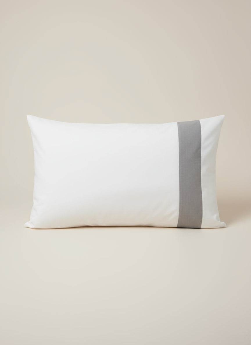 Lenzuola Bicolore Biancheria Time cpl Rebecca Home - evabiancheria