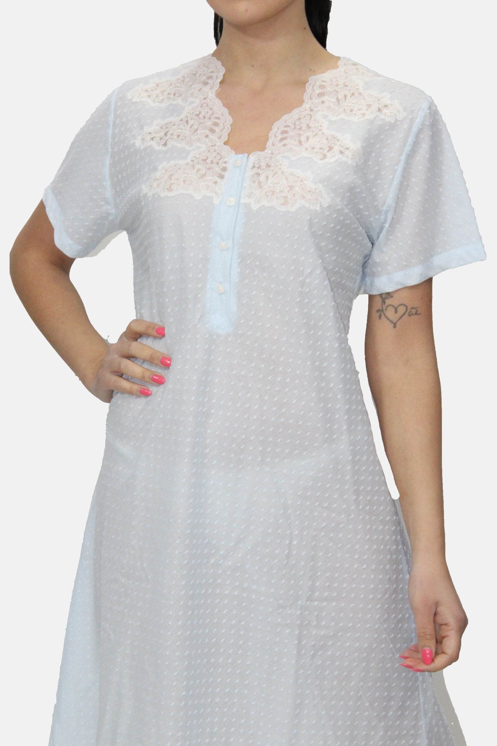 Camicia Manica corta Donna 6169 Clara Rossi Firenze - evabiancheria