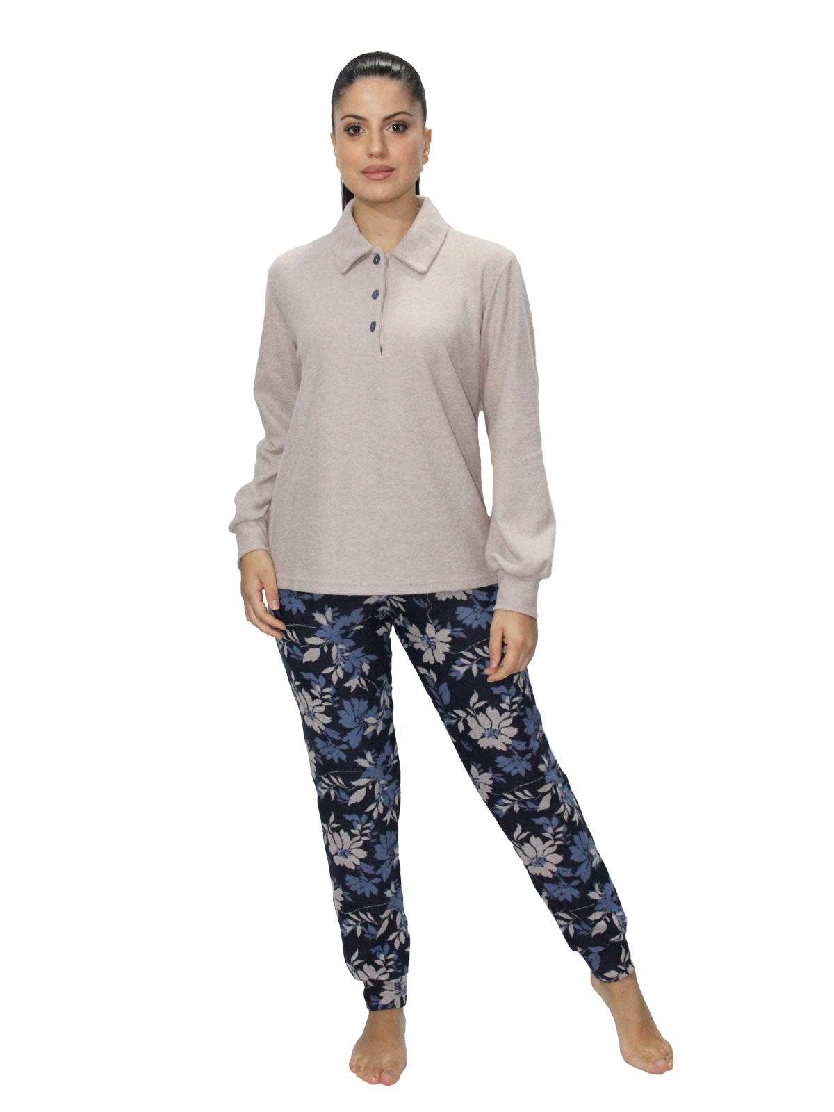 Pigiama Serafino Donna D2573 Amadine - evabiancheria