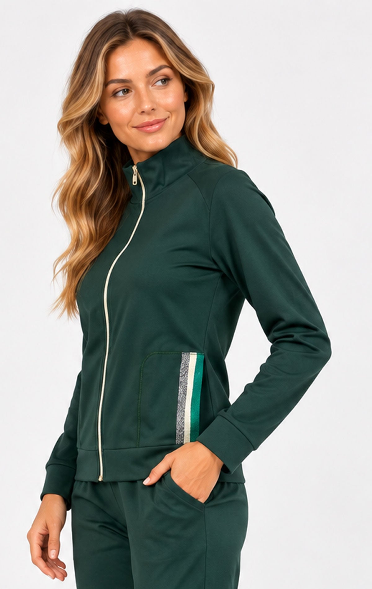 Tuta con zip Donna I2794 Fida