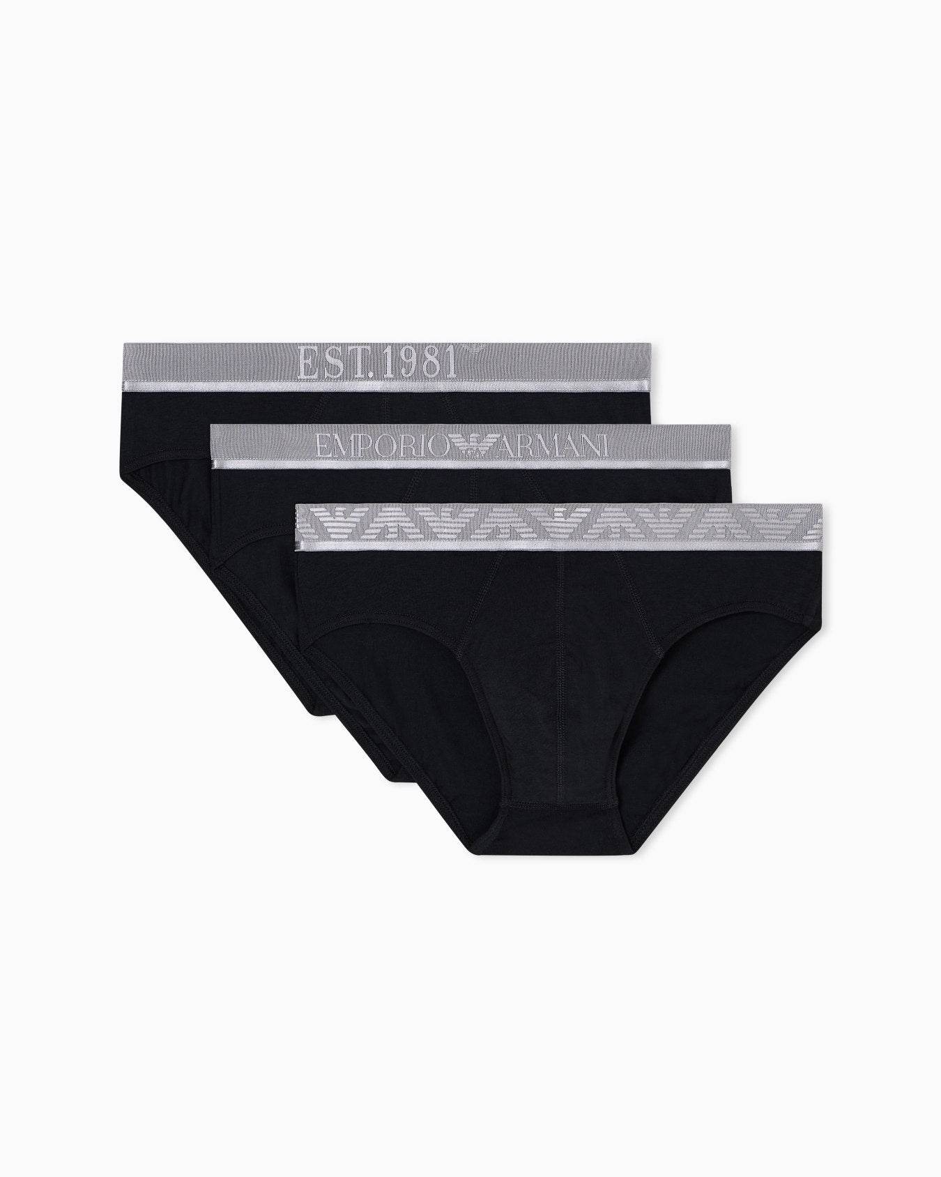 Slip 3-pack Uomo AF10780 EM000258 A25 Emporio Armani - evabiancheria