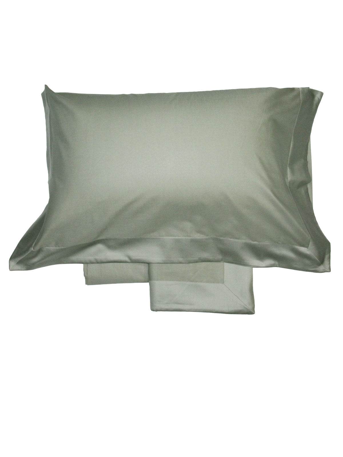 Lenzuola Bicolore Biancheria Balza Raso Cpl Eva Home - evabiancheria