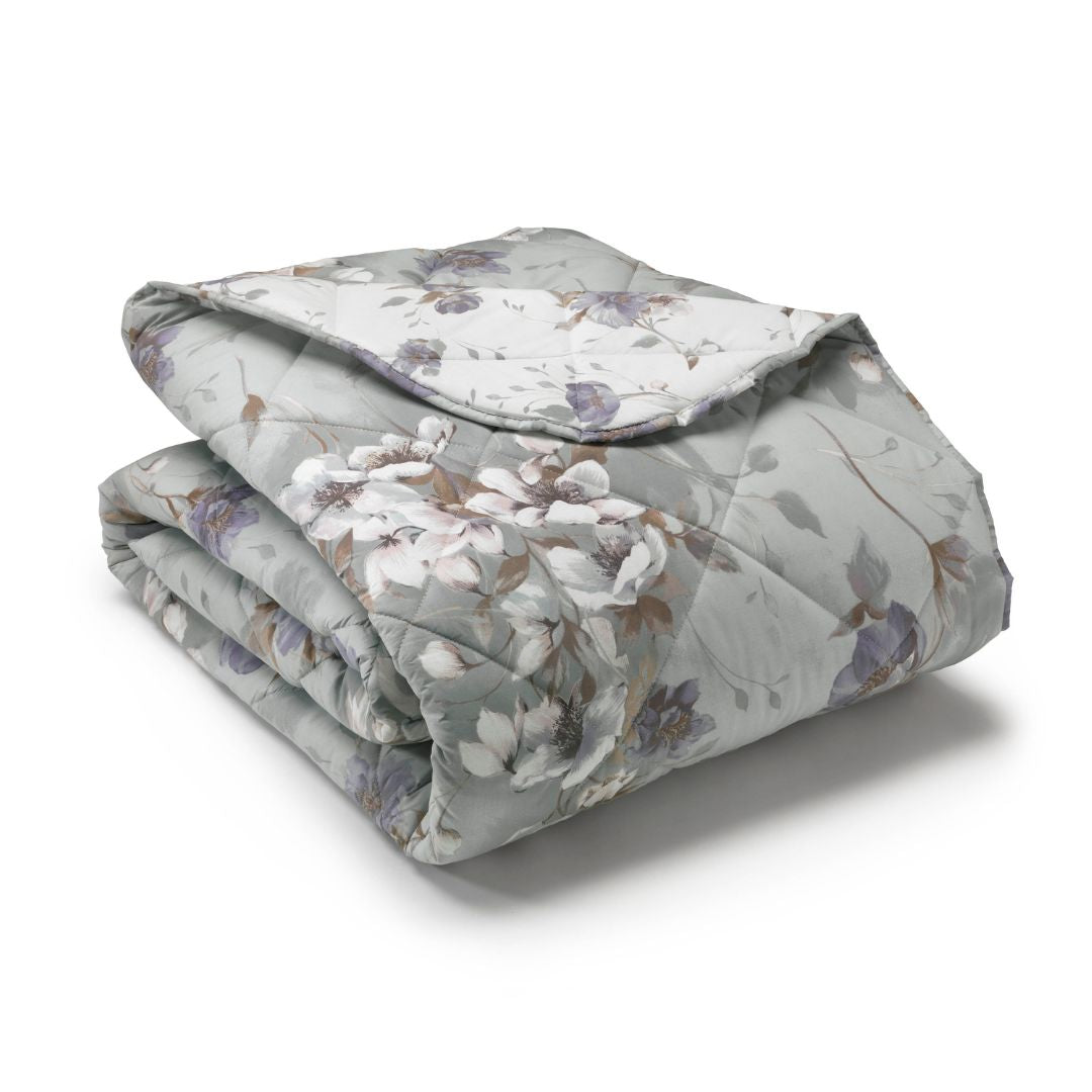 Trapunta stampata Biancheria Bucaneve Trap MIrabello