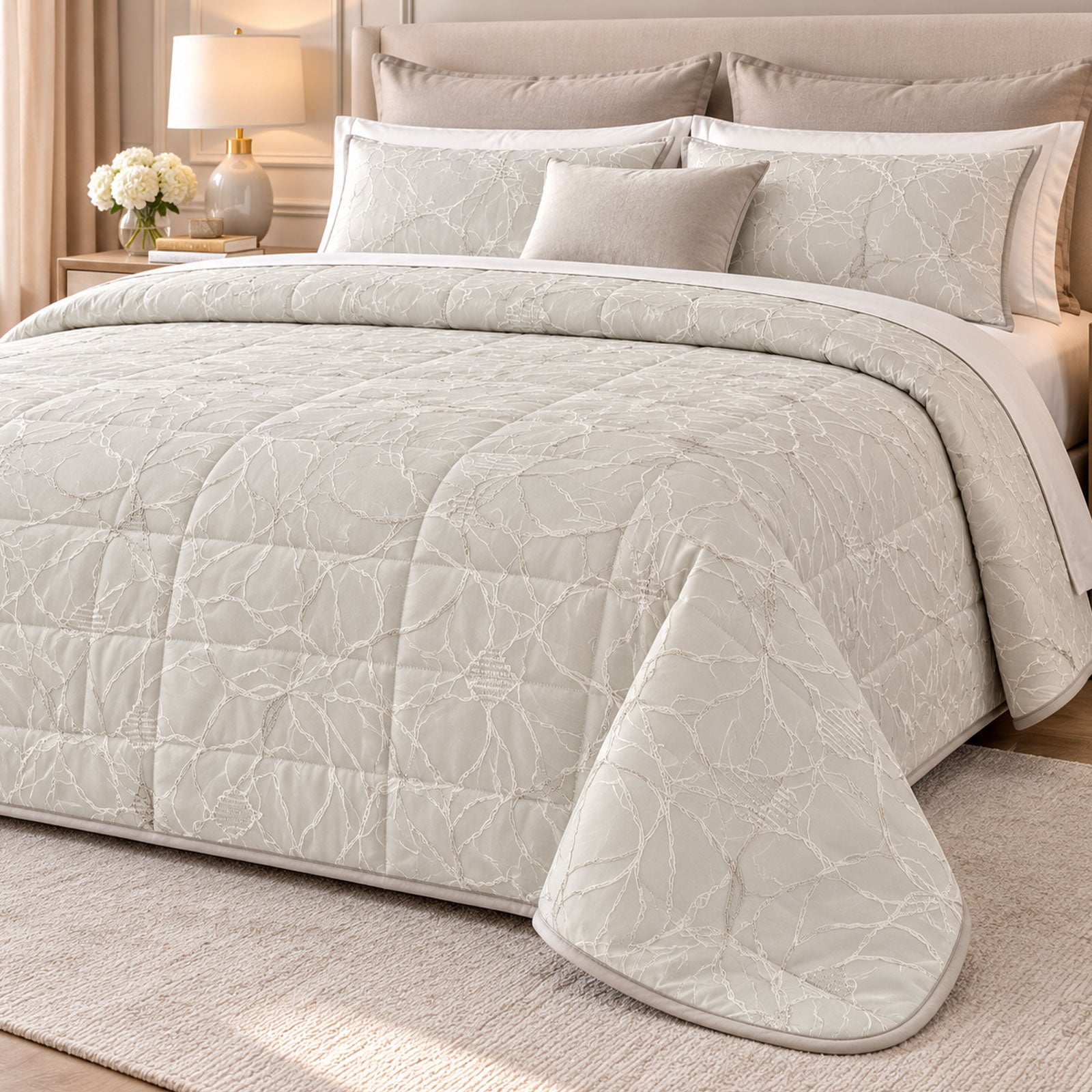 Trapunta jacquard Biancheria Clara Trap Daylight