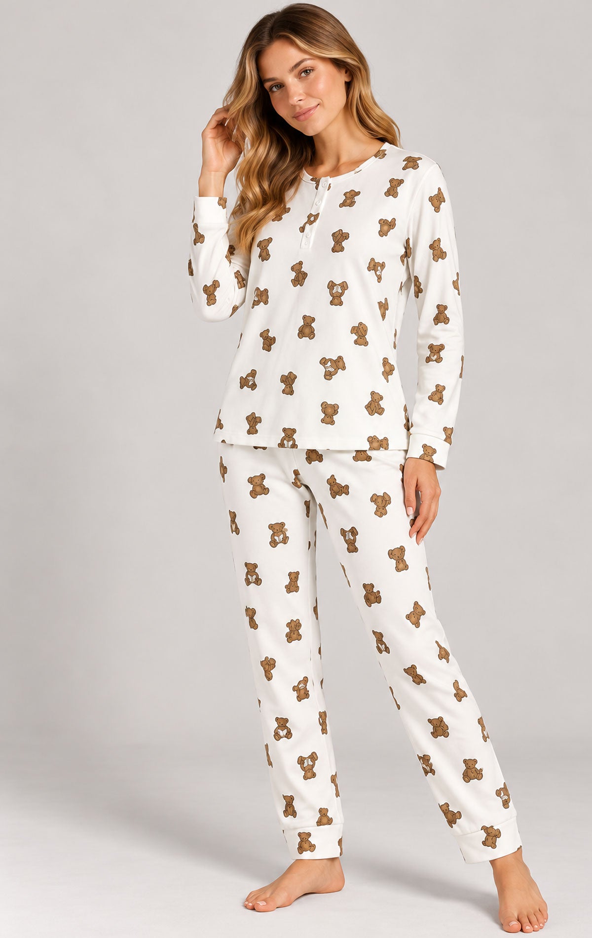 Pigiama Serafino Donna 6P86029 MaryHome