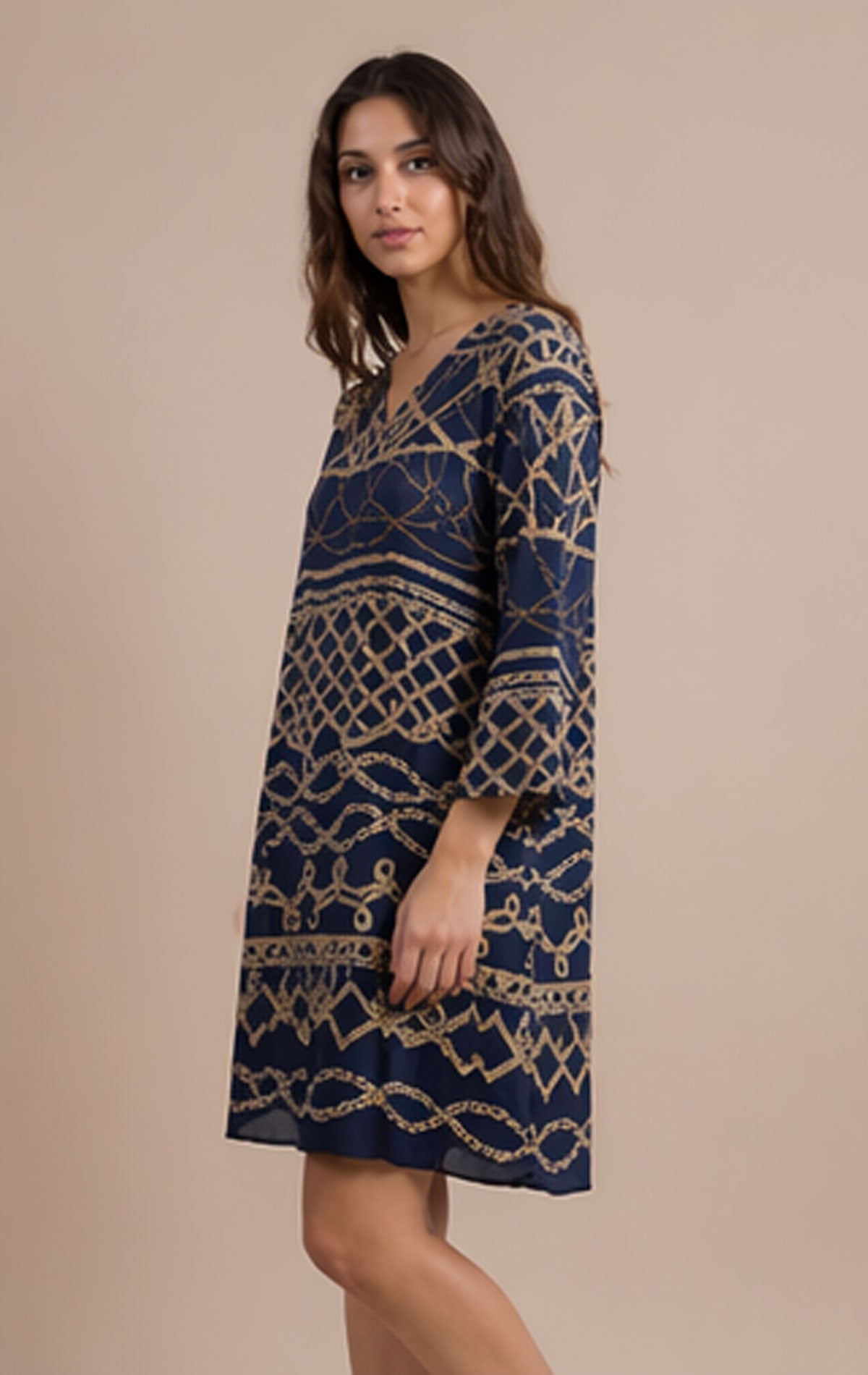 Abito Manica corta Donna C3790 758 Charmline
