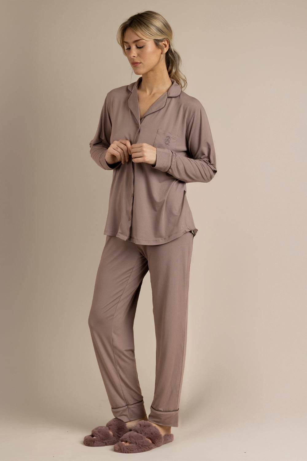 Pigiama Aperto Donna 62617 Admas - evabiancheria