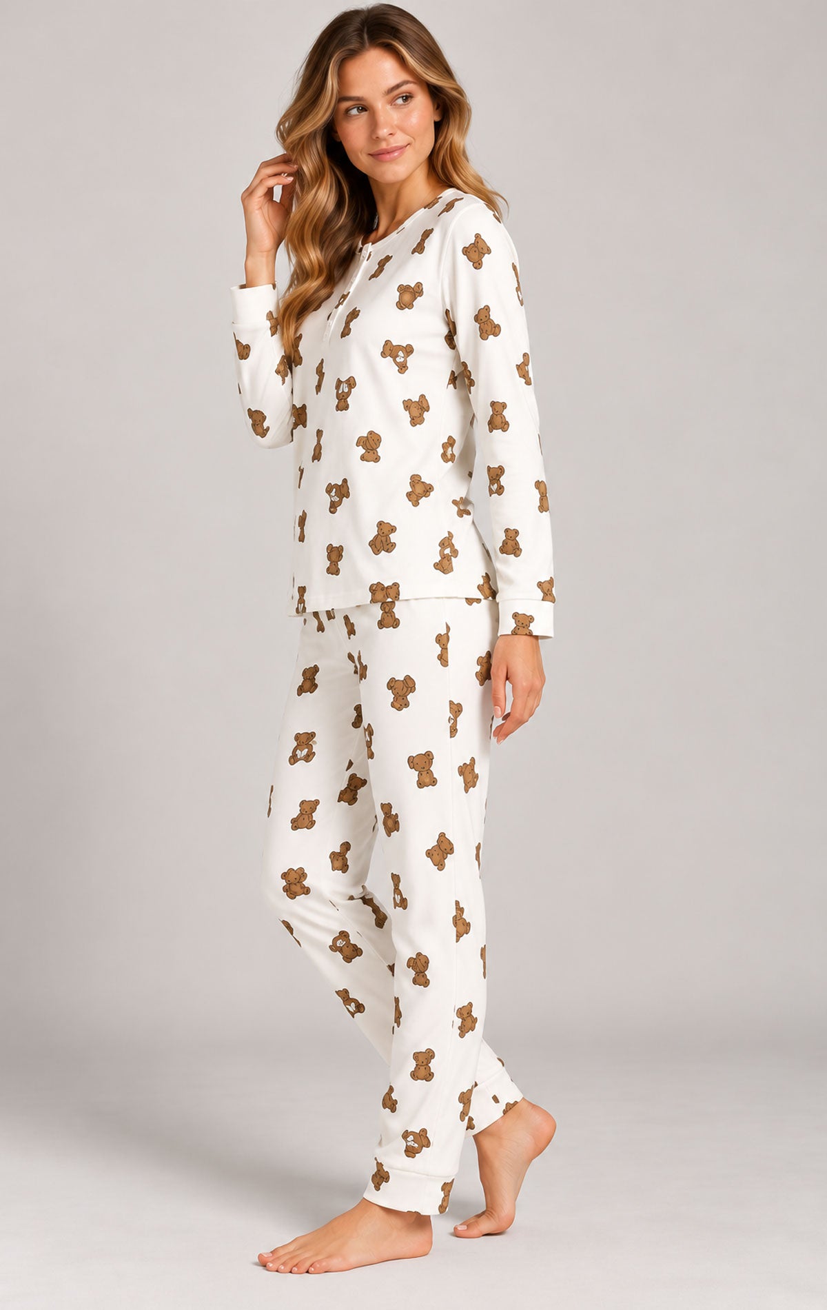 Pigiama Serafino Donna 6P86029 MaryHome