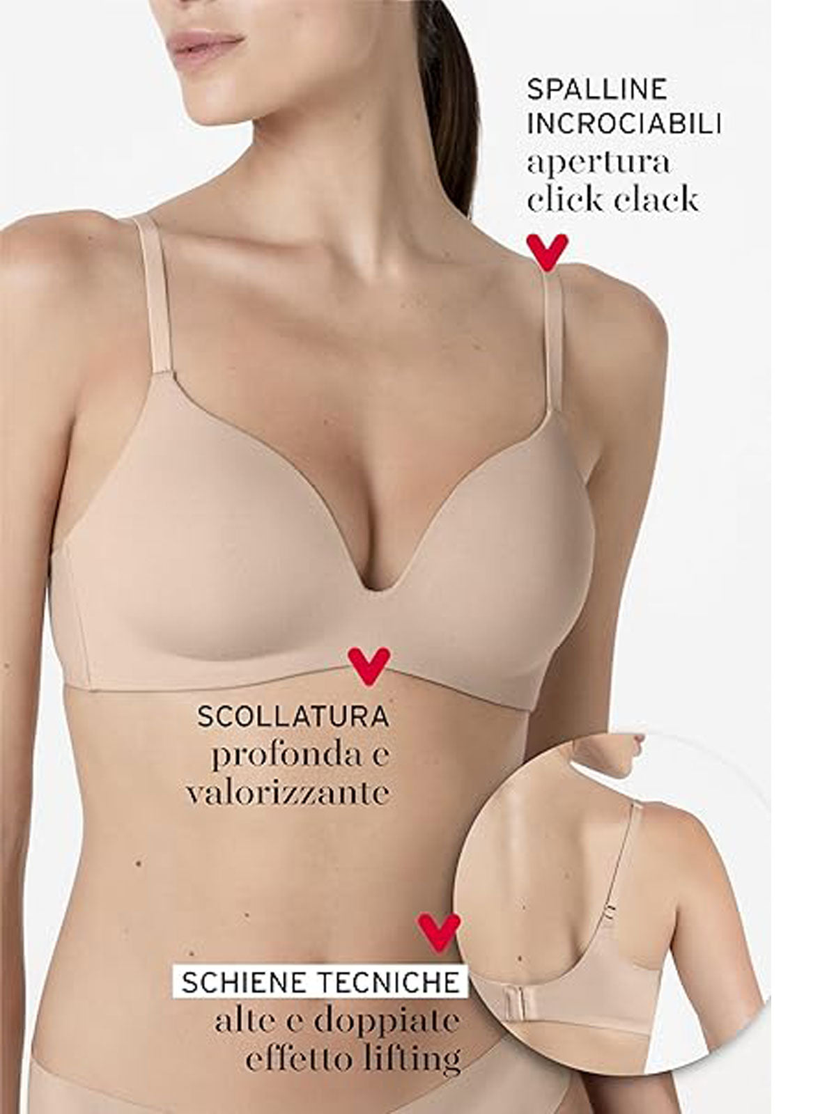 Reggiseno Foderato senza ferro Donna L0EVT Lovable
