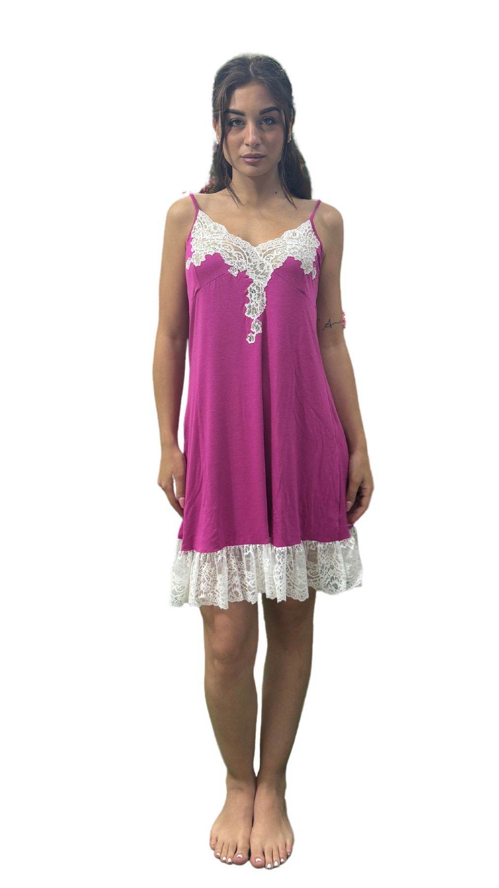 Camicia Bretellina Donna 6475 Clara Rossi Firenze - evabiancheria