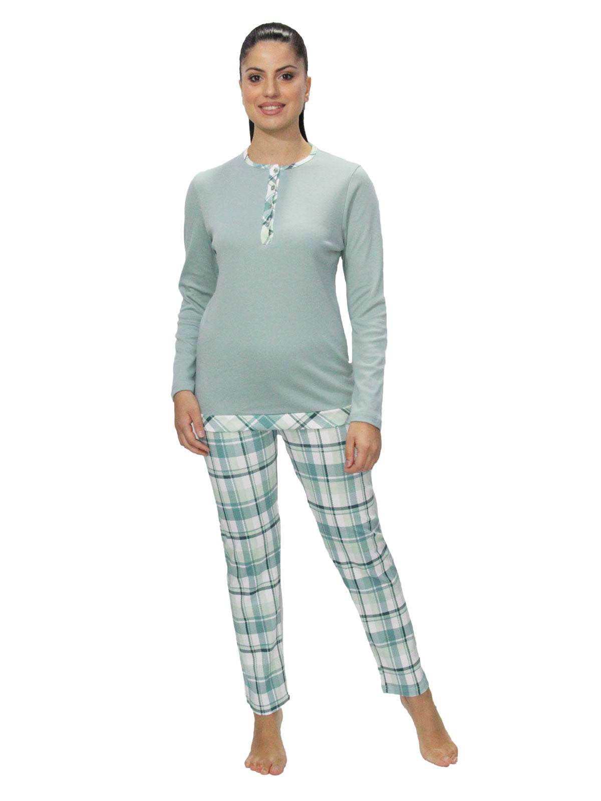 Pigiama Serafino Donna Rak 3 Julie - evabiancheria