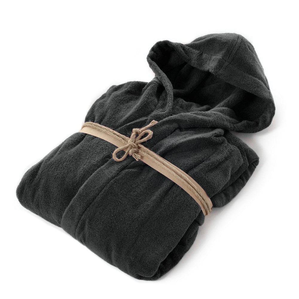Accappatoio con cappuccio Biancheria Coccola Acc Fazzini - evabiancheria