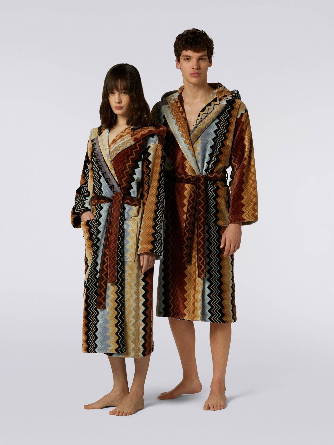Accappatoio con cappuccio Unisex adulto Giacomo acc Missoni Home - evabiancheria