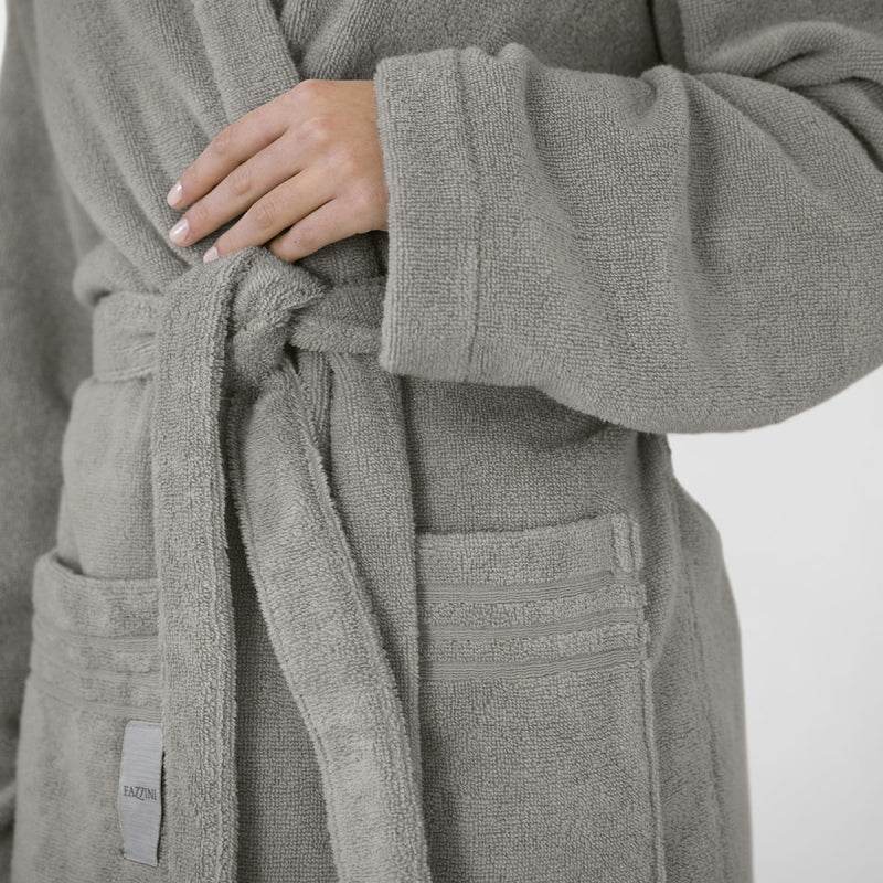 Accappatoio con cappuccio Biancheria Coccola Acc Fazzini - evabiancheria