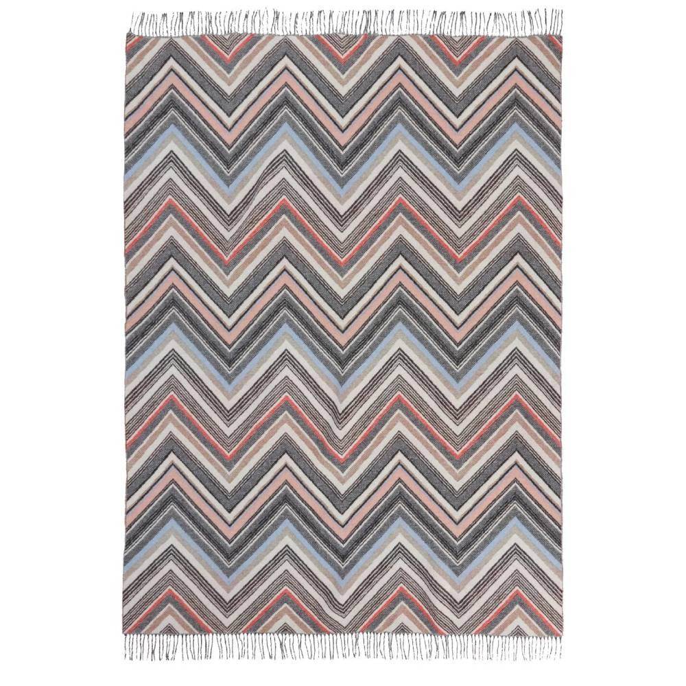 Plaid 130x190 Biancheria Chevron plaid Missoni Home - evabiancheria