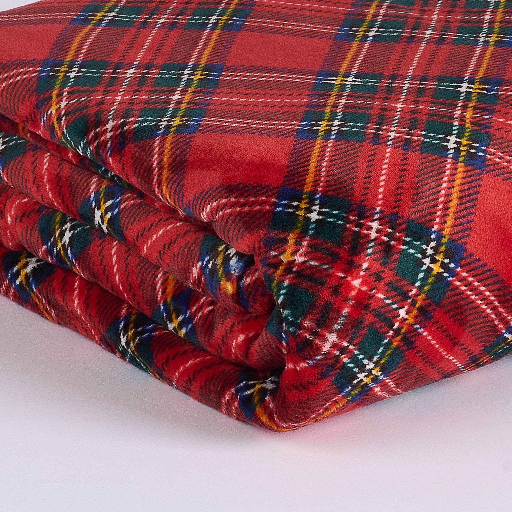 Plaid 150x190 Biancheria Tartan Plaid Mae - evabiancheria