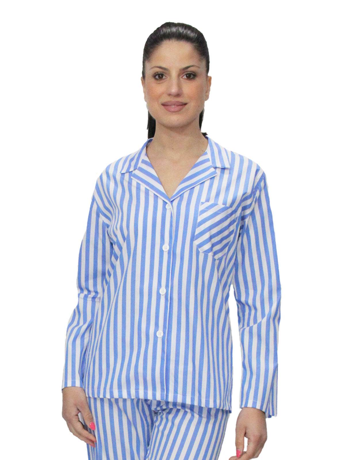 Pigiama Aperto Donna Miele Riga Crispo - evabiancheria