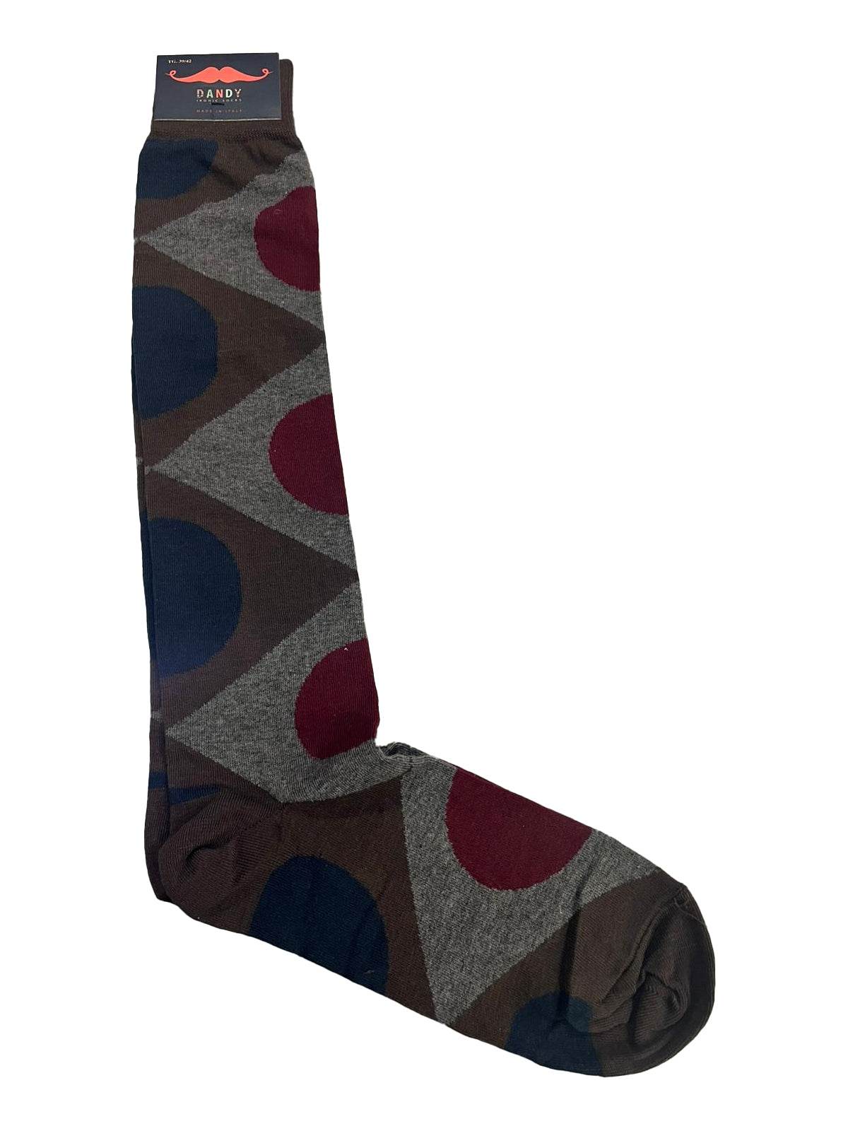 Calze lunghe Fantasia Uomo 514 LF Dandy Ironic Socks - evabiancheria