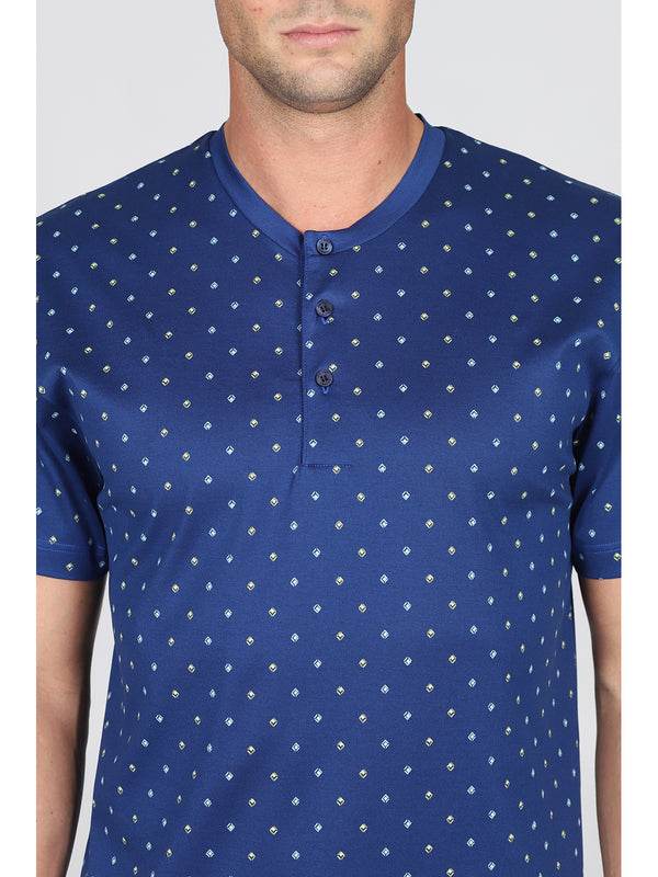 Pigiama corto Uomo Sappada Jac214 Rombi Julipet - evabiancheria