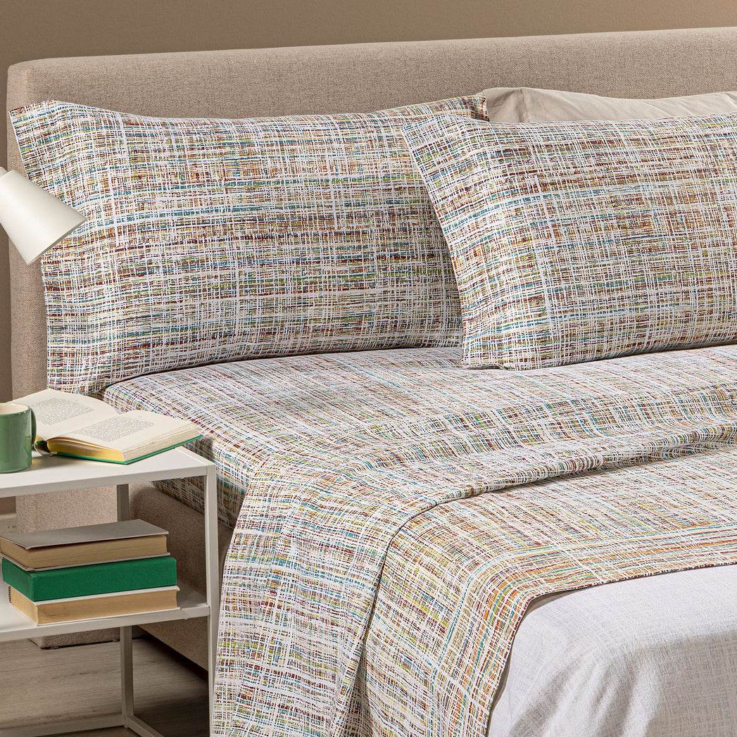 Lenzuola Tinta Unita Biancheria Candy Cpl Flan Caleffi - evabiancheria