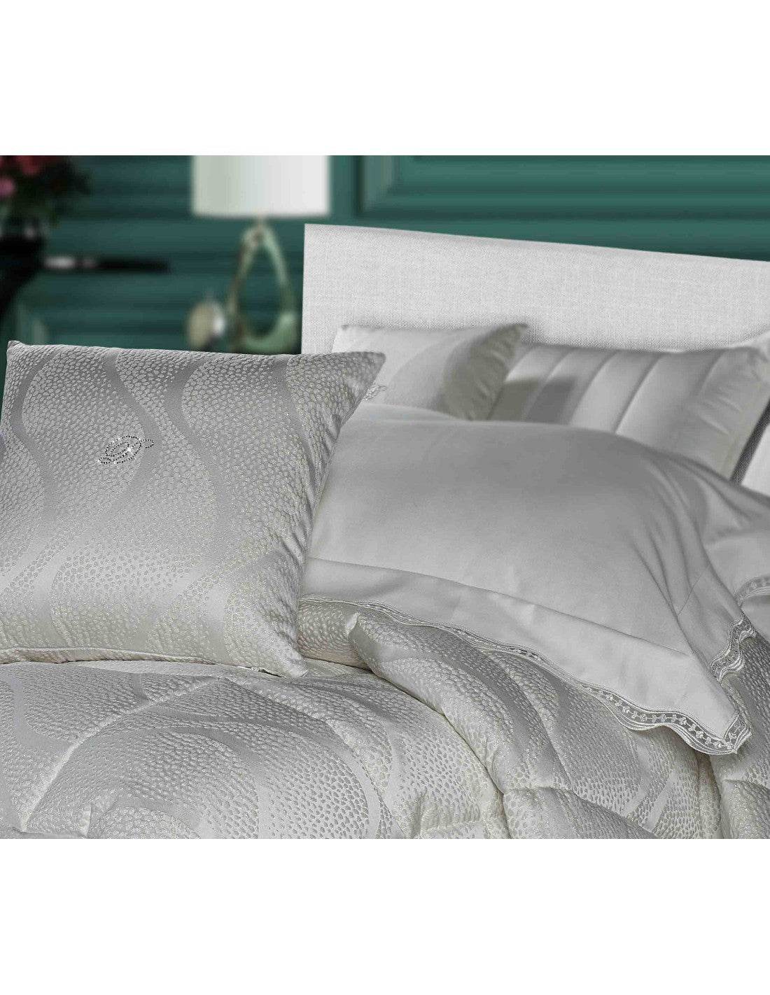 Trapunta jacquard Biancheria Goccia Trap David Home Collection - evabiancheria