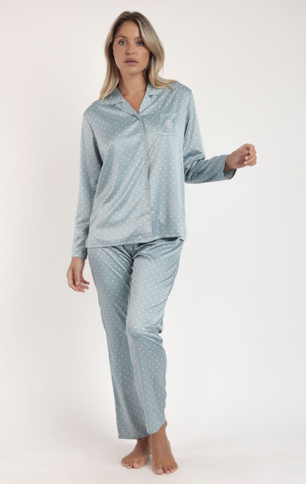 Pigiama Lungo Donna 62649 Admas