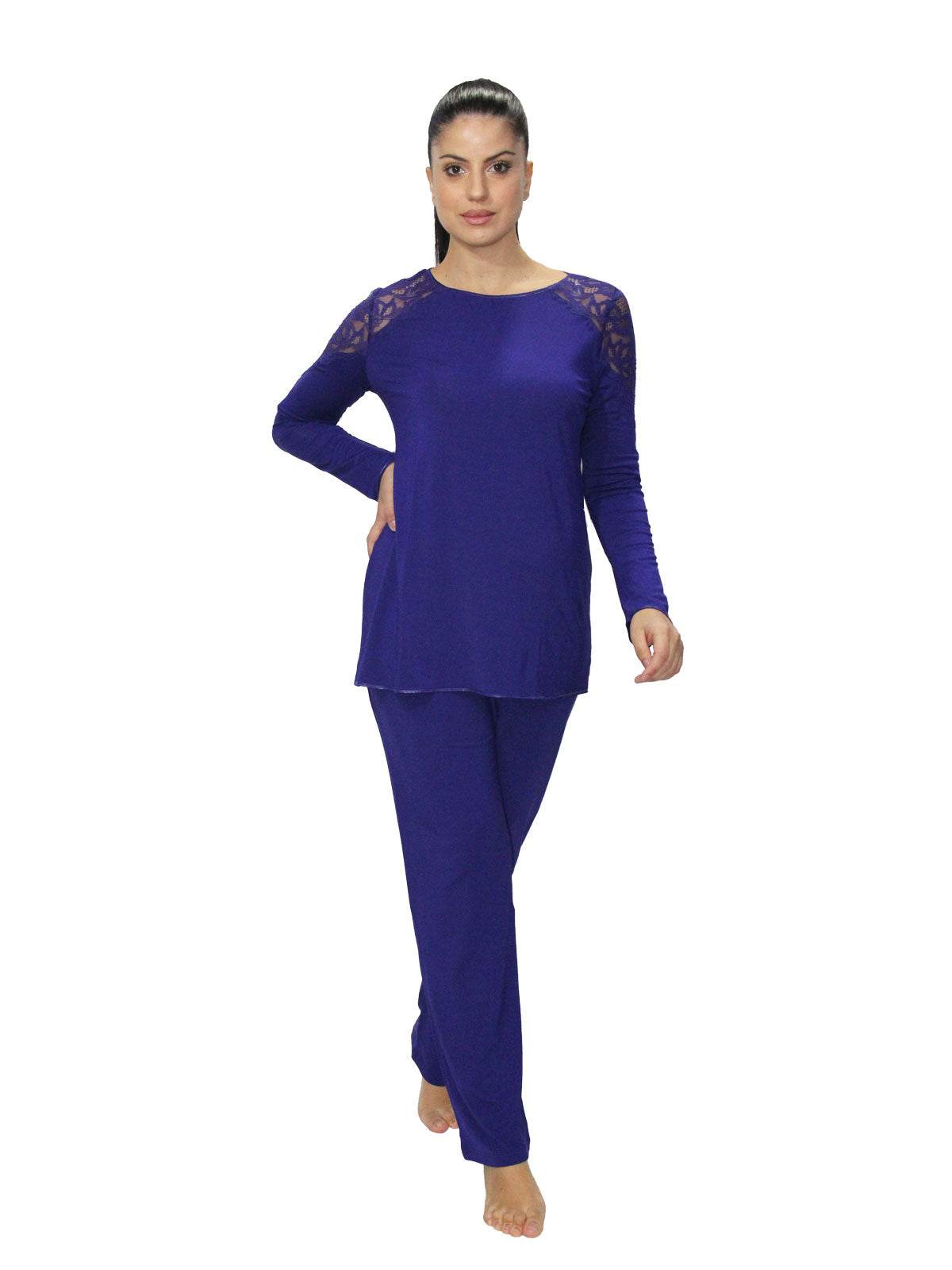 Pigiama Giro collo Donna Hildago Paladini - evabiancheria