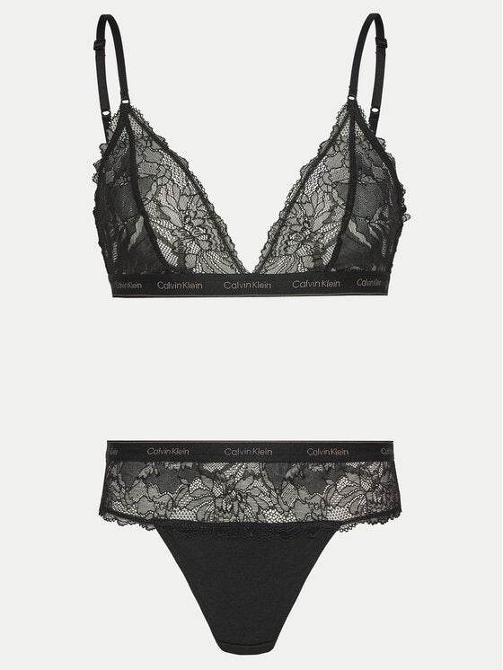 Bralette Bralette+Perizoma Donna QF7989E Calvin Klein - evabiancheria