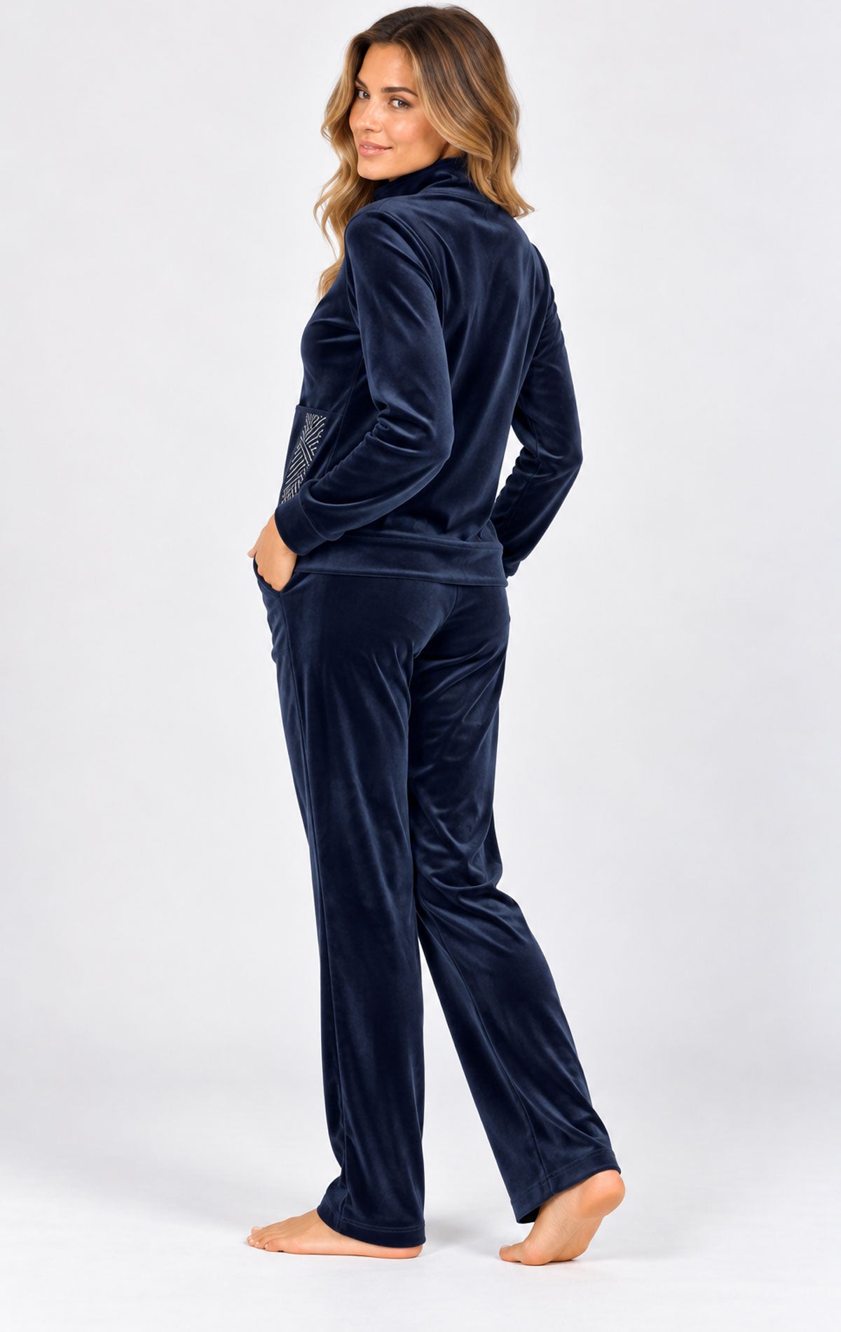 Tuta con zip Donna I2782 Fida