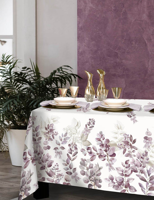 Tovaglia Stampato Biancheria Laurel Tov Tessitura Randi - evabiancheria