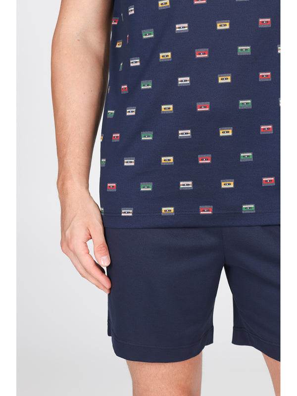 Pigiama corto Uomo Saluzzo Jac205 Julipet - evabiancheria