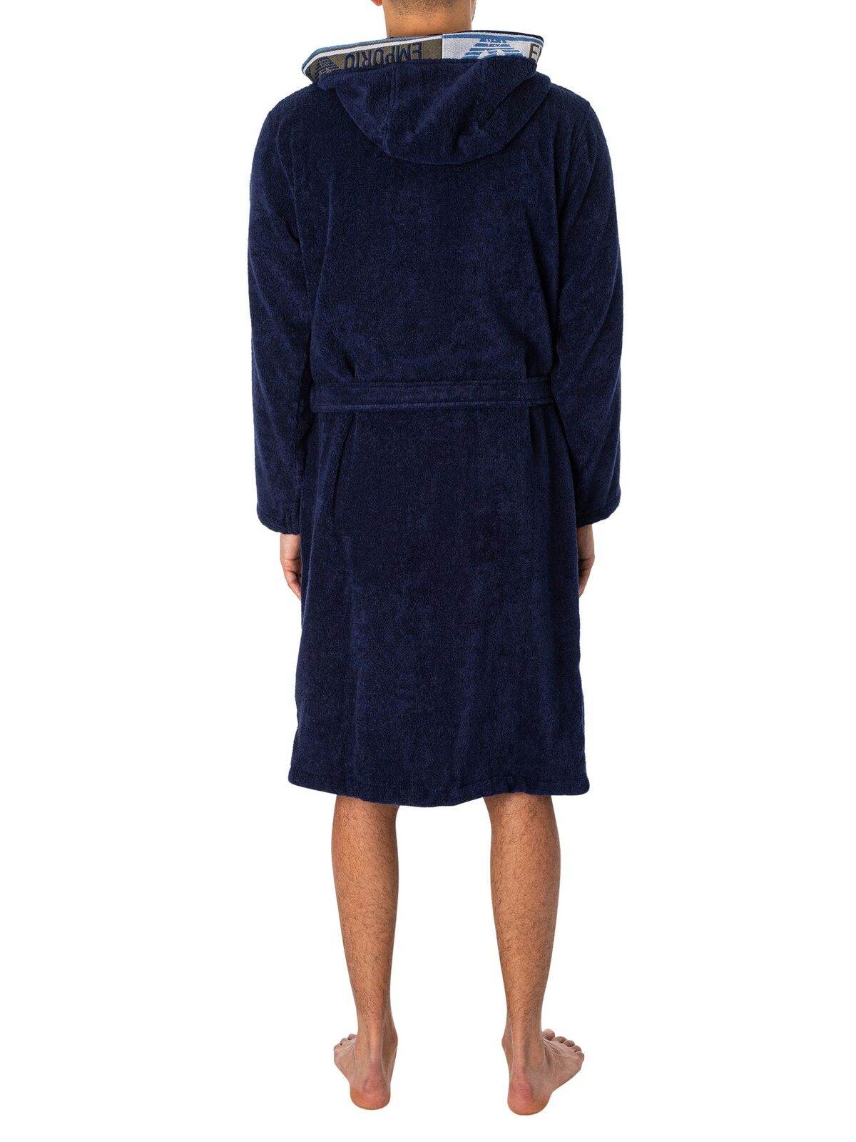Accappatoio con cappuccio Uomo 4R447 231778 Emporio Armani - evabiancheria